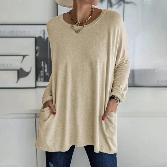 Rachel | Relaxed Fit Long Sleeve Tunic