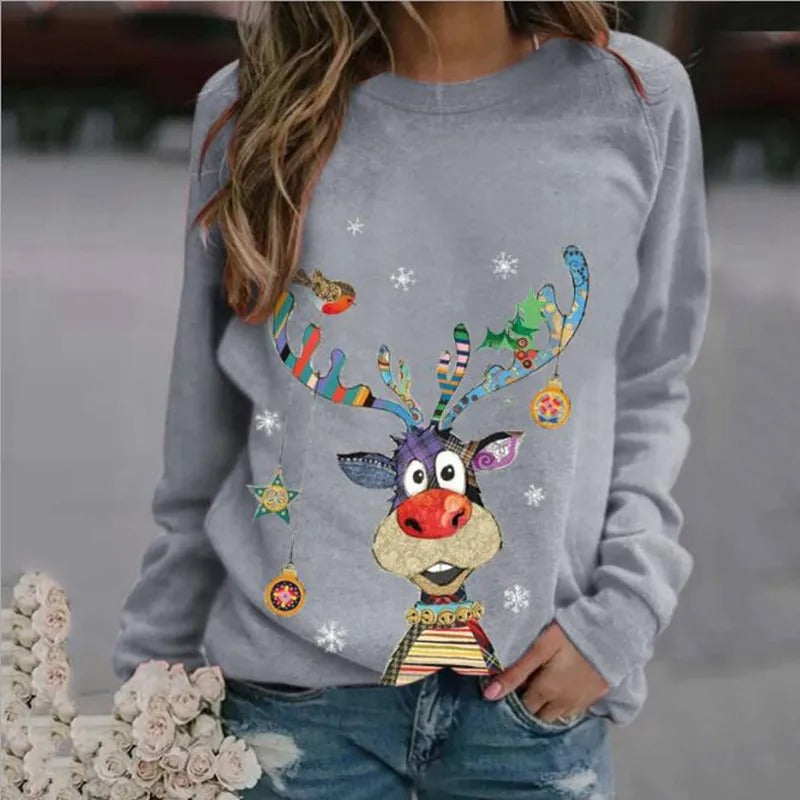 Violet | Colorful Christmas Sweatshirt