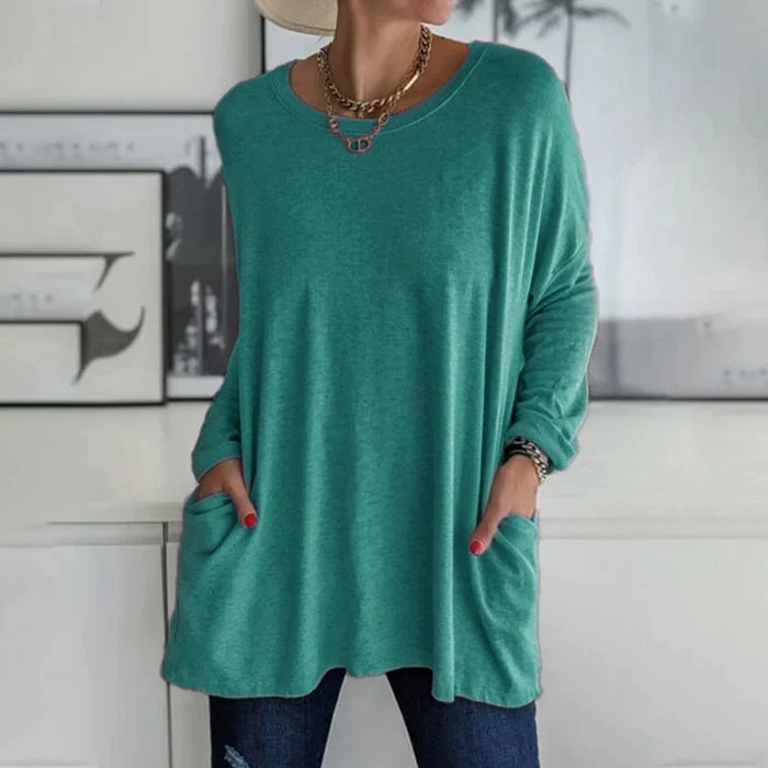 Rachel | Relaxed Fit Long Sleeve Tunic