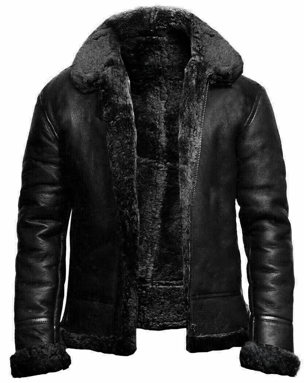 Michael | Premium Shearling Leather Jacket