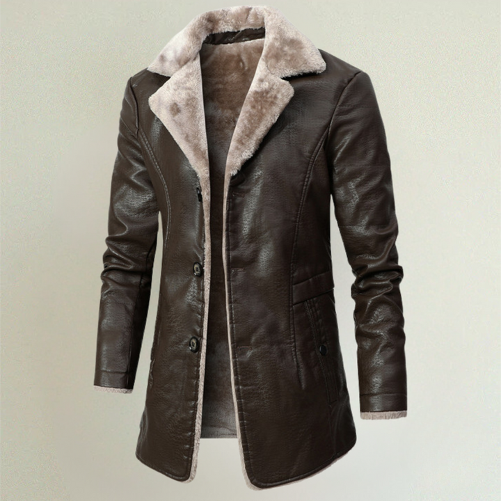 Leon | Premium Shearling Leather Coat
