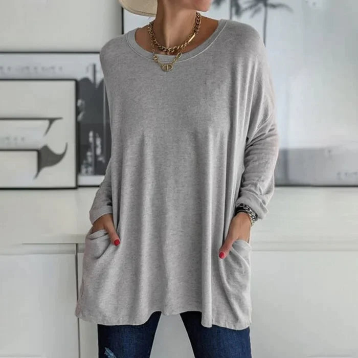 Rachel | Relaxed Fit Long Sleeve Tunic