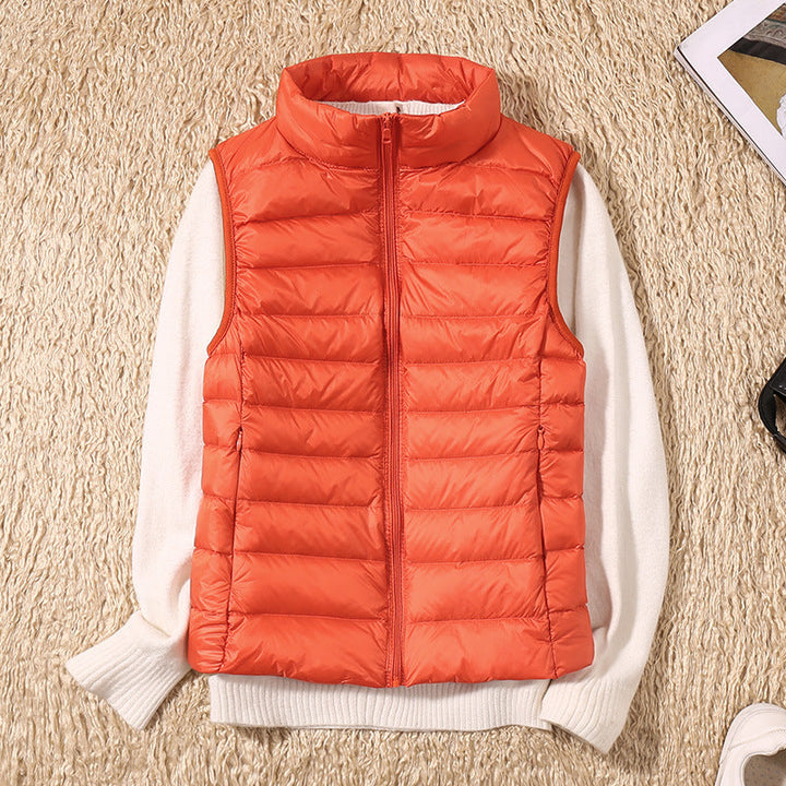Isa Waterproof Vest with White Duck Down