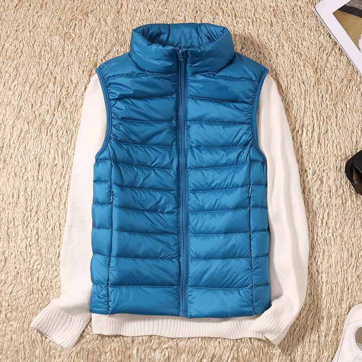 Isa Waterproof Vest with White Duck Down