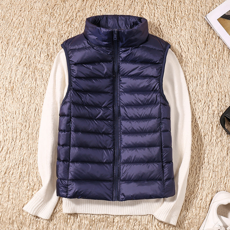Isa Waterproof Vest with White Duck Down