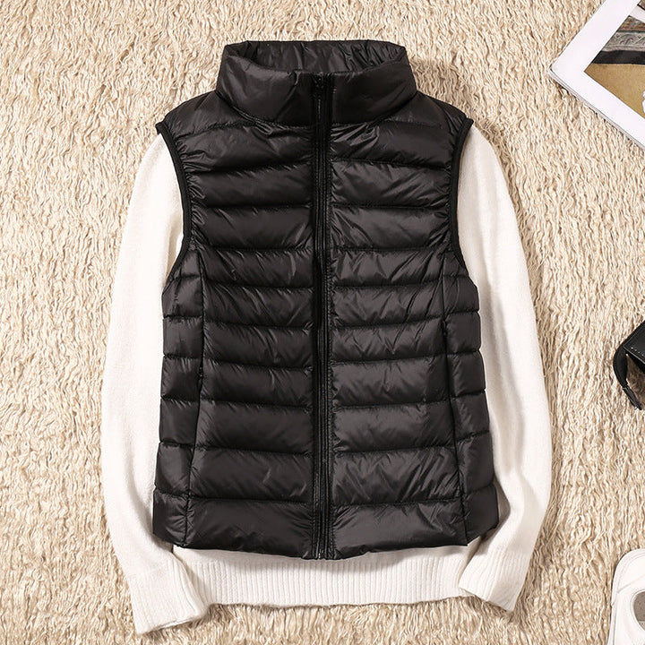 Isa Waterproof Vest with White Duck Down