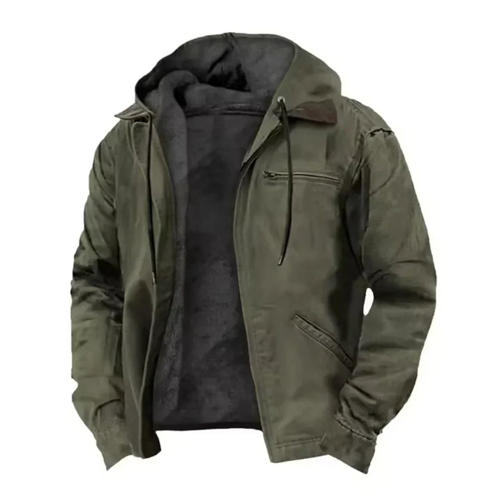 Abraham | Stylish Fleece-Lined Hooded Jacket