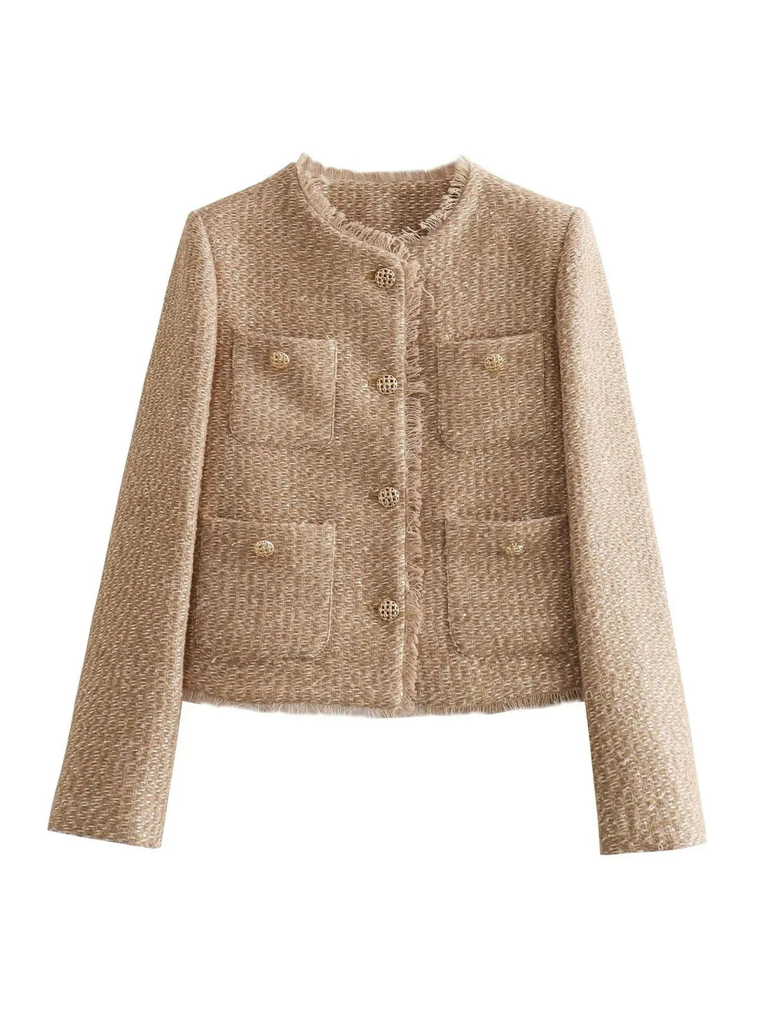 Malia | Stylish Tweed Cropped Jacket