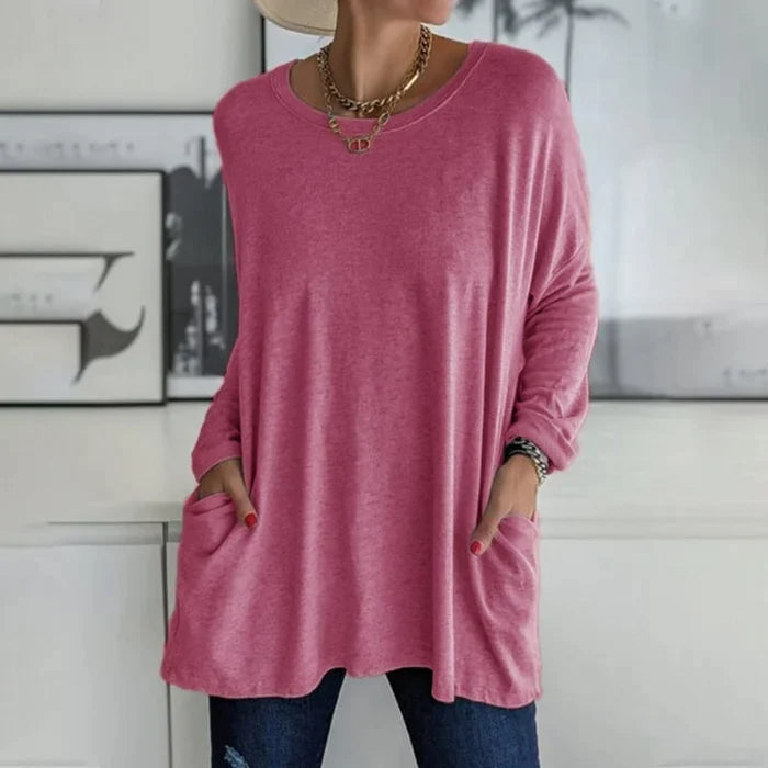 Rachel | Relaxed Fit Long Sleeve Tunic
