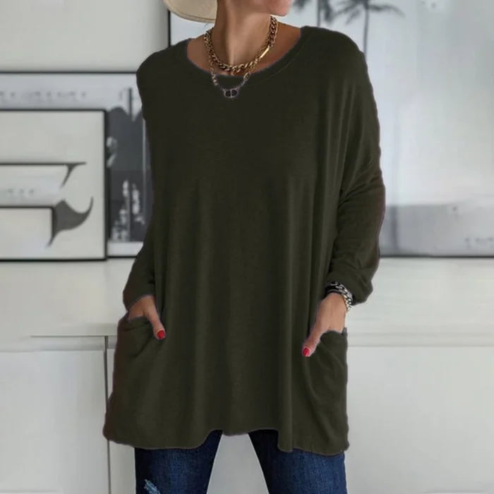 Rachel | Relaxed Fit Long Sleeve Tunic