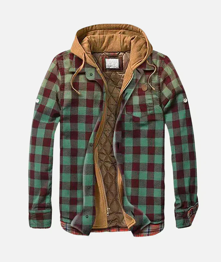 Koa Stylish Patchwork Plaid Jacket