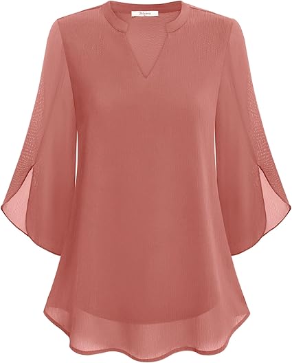 Celeste | Graceful Split-Sleeve Blouse