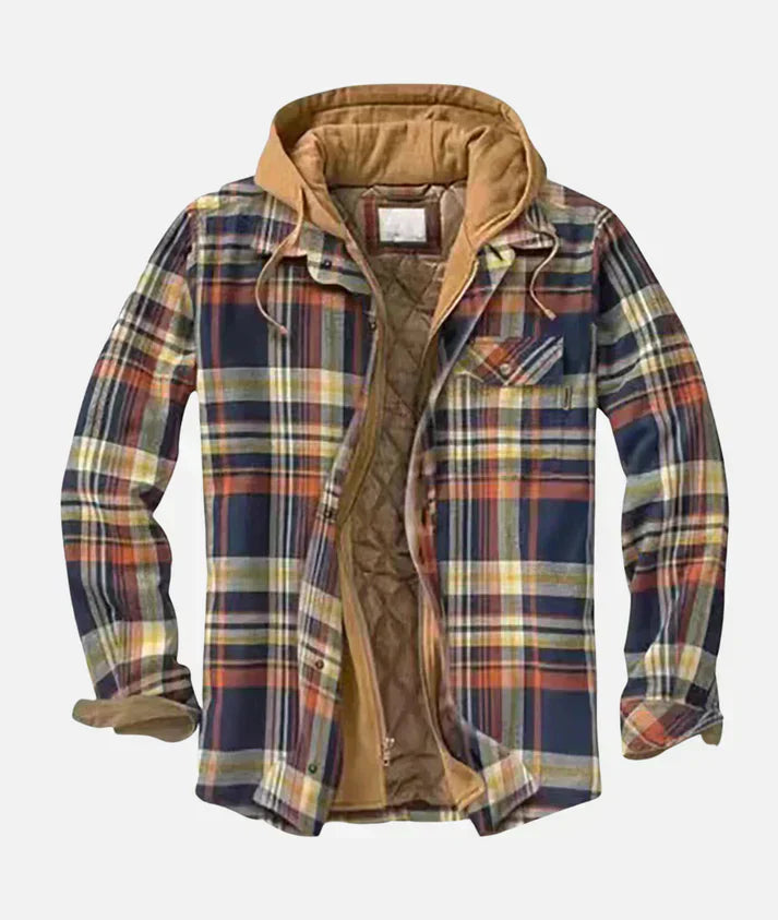 Koa Stylish Patchwork Plaid Jacket
