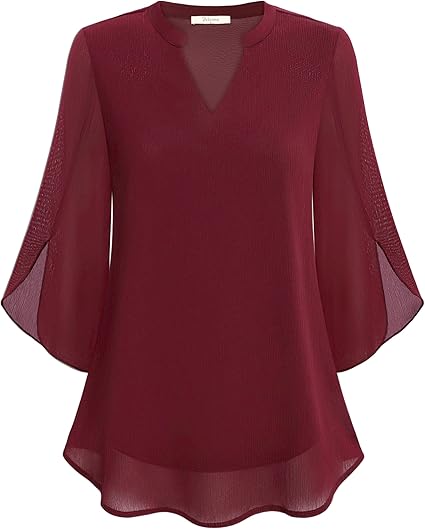Celeste | Graceful Split-Sleeve Blouse