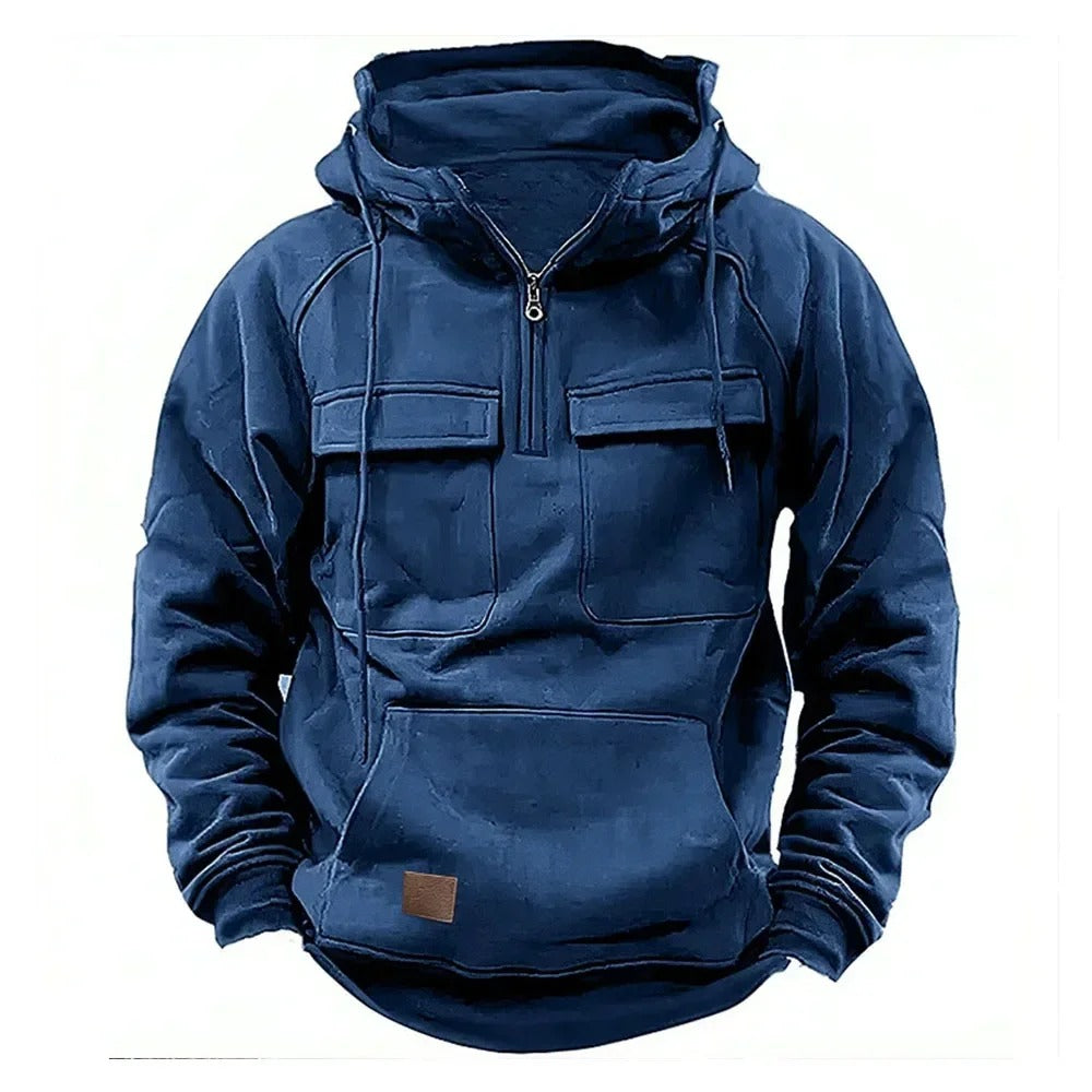 Heino | Stylish Zip-Up Utility Hoodie