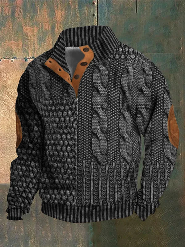 Archie | Stylish Cable Knit Zip-Up Jacket