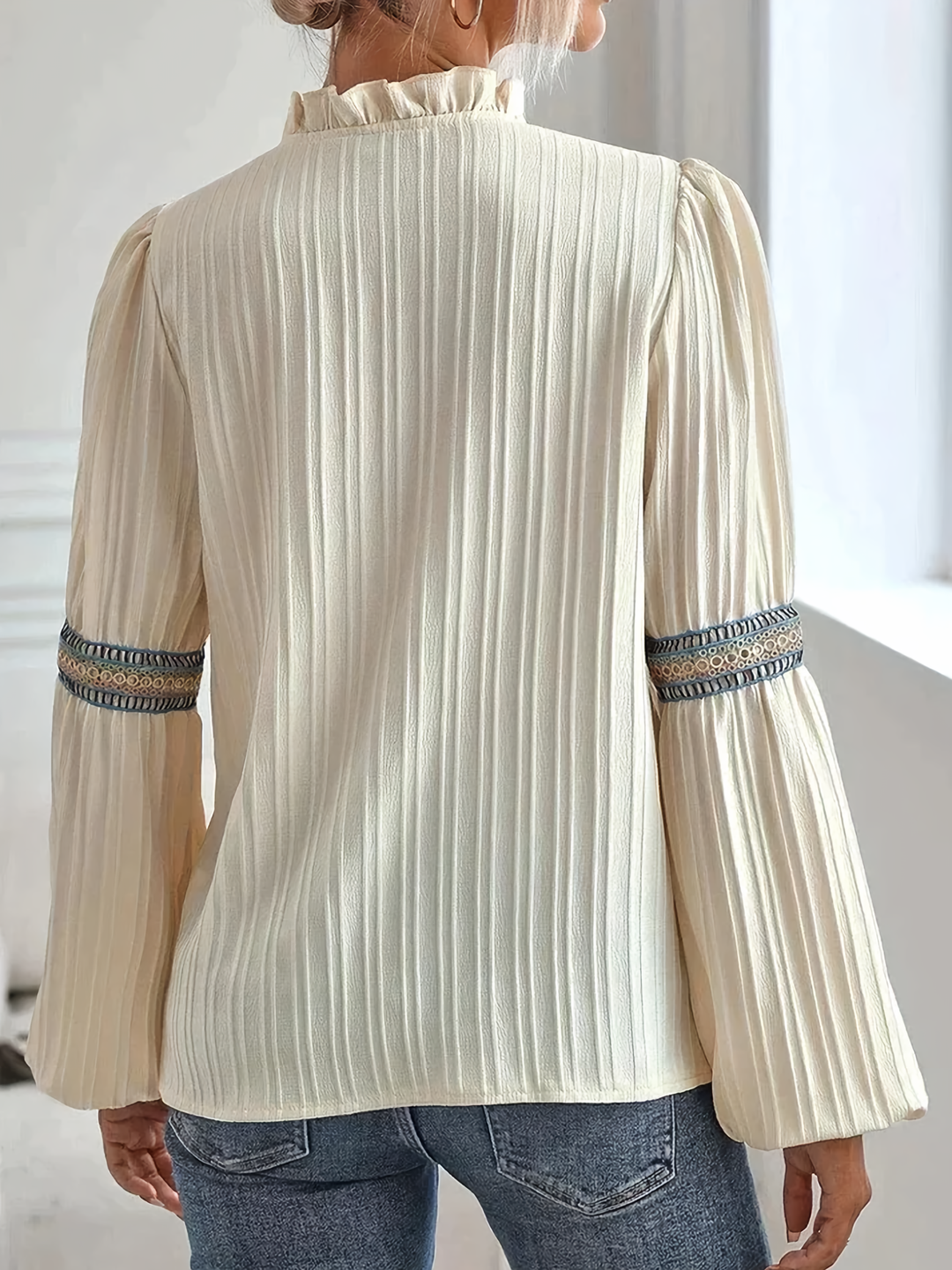 Vinca | Stylish Pleated Boho Blouse