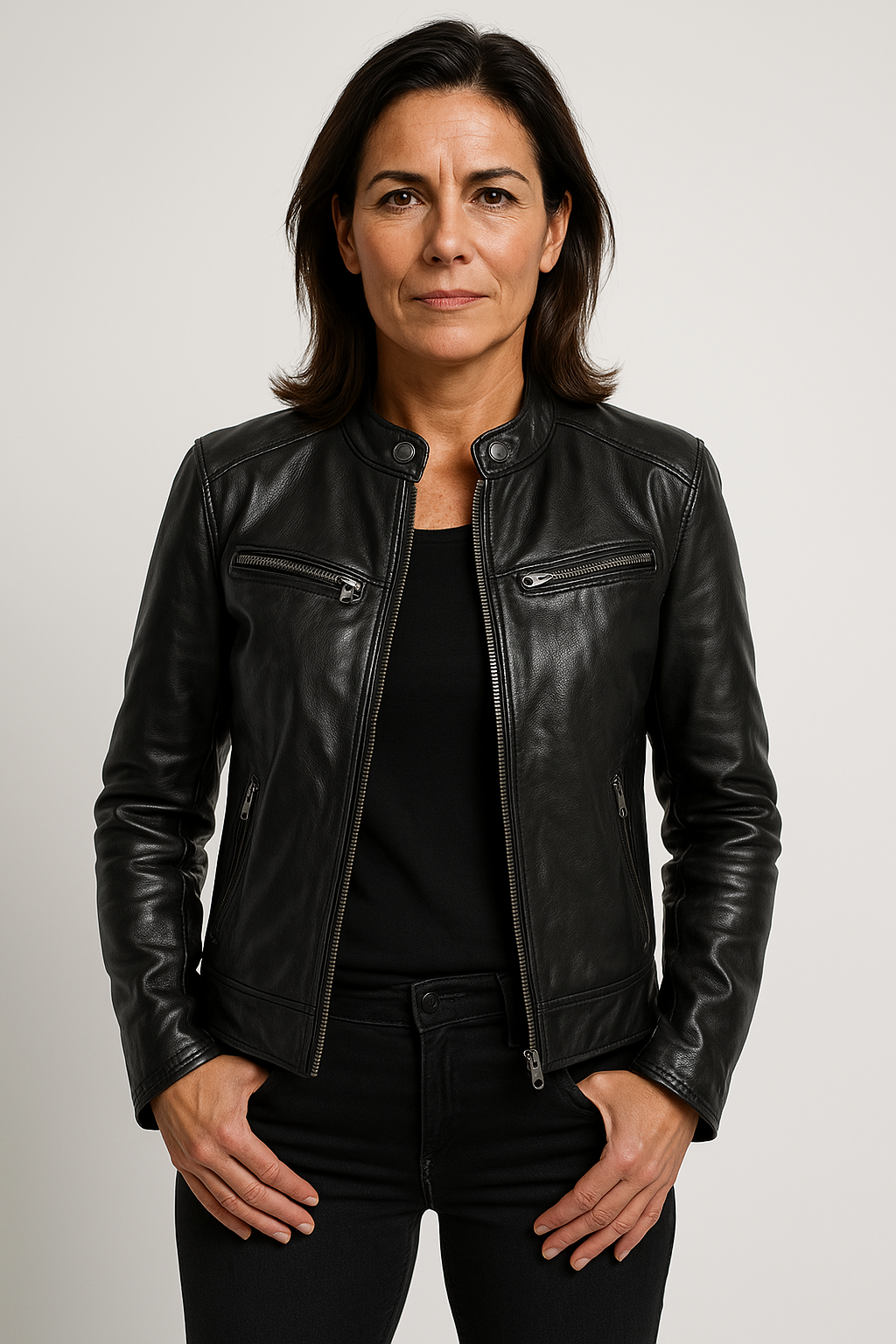 Bonnie | Casual Leather Jacket