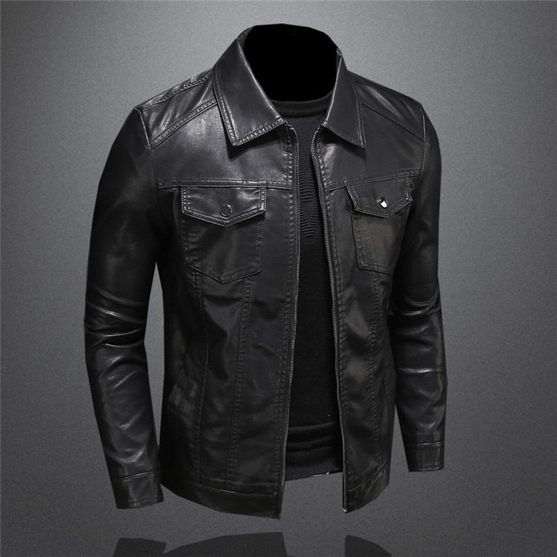 Harvey | Stylish Motorcycle Leather Jacket