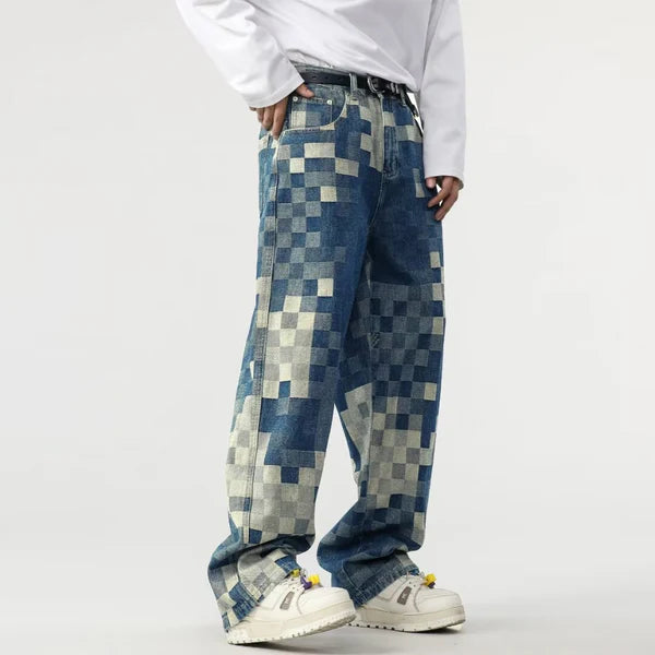 Heres | Stylish Pixelated Jeans
