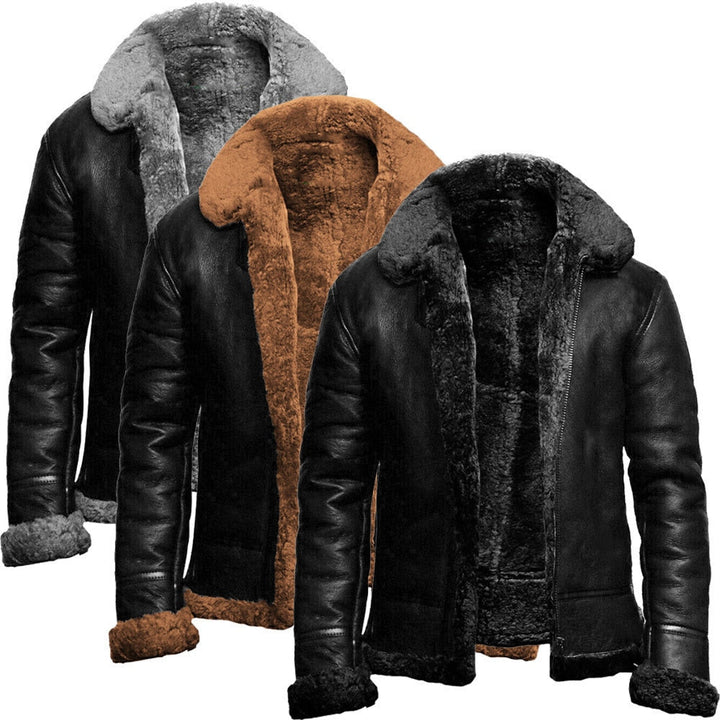 Michael | Premium Shearling Leather Jacket