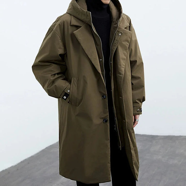 Frederik | Classic Hooded Trench Coat