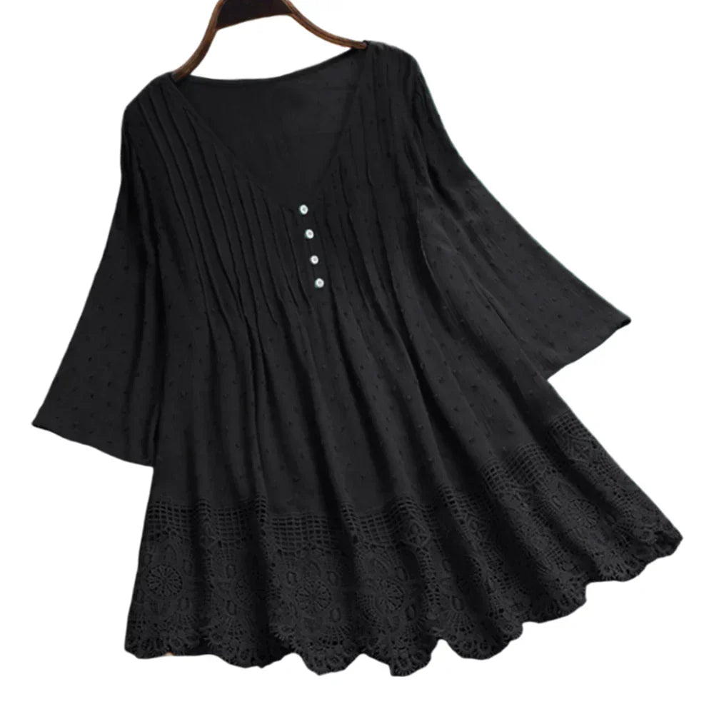 Caroline | Elegant Whisper Boho Blouse