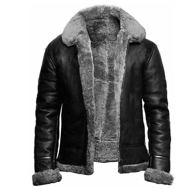 Anker | Stylish Shearling Aviator Jacket