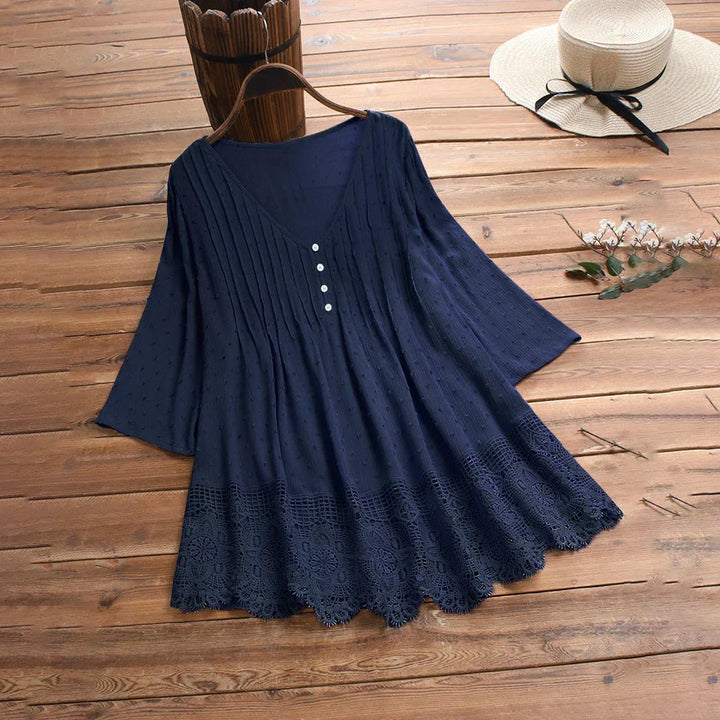 Caroline | Elegant Whisper Boho Blouse