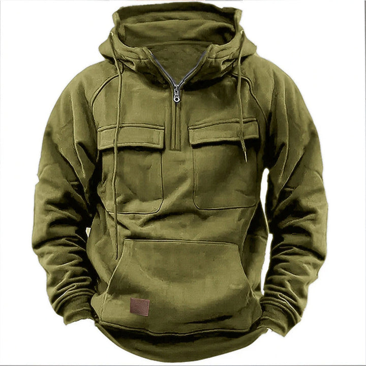 Heino | Stylish Zip-Up Utility Hoodie