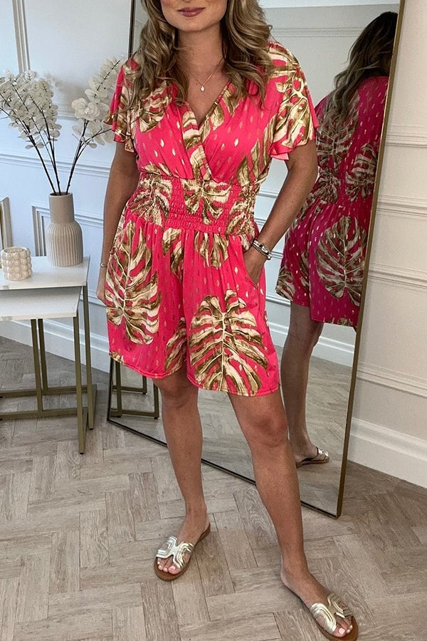 Jolaine | Vibrant Tropical Escape Dress