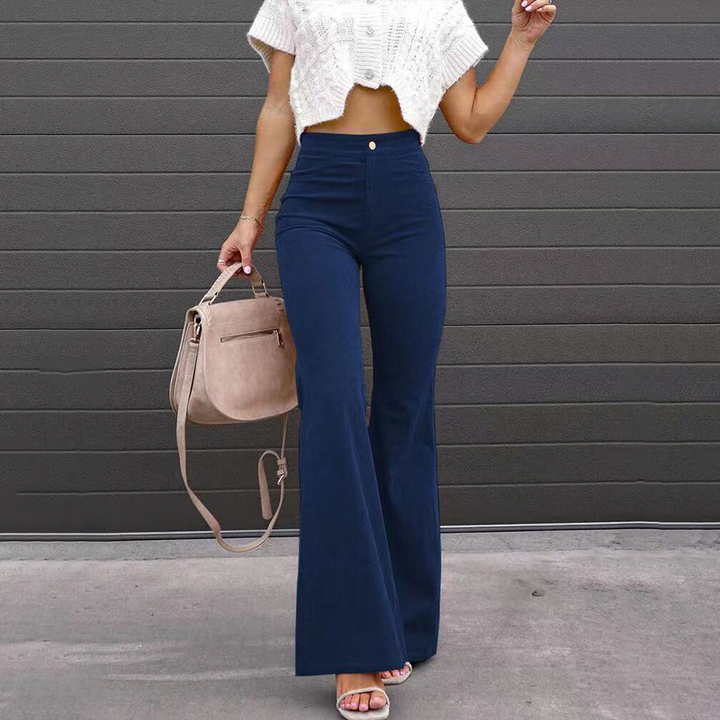 Eloise | Stylish High-Waisted Flared Pants