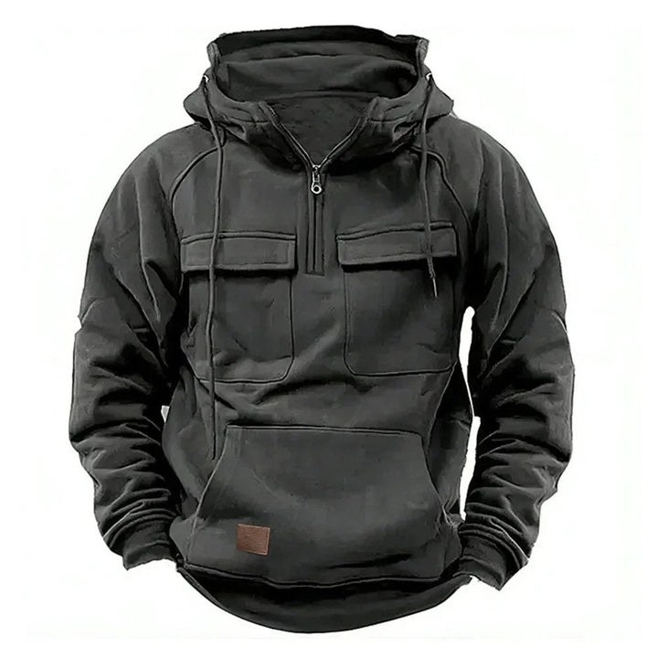 Heino | Stylish Zip-Up Utility Hoodie