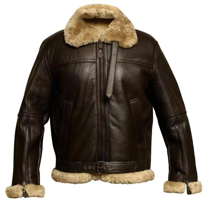 Kristian | Premium Shearling Leather Jacket