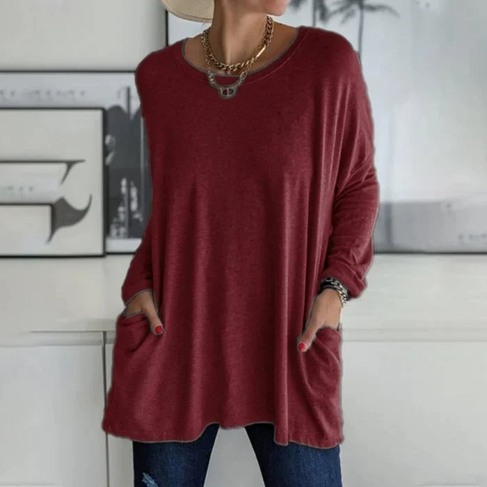 Rachel | Relaxed Fit Long Sleeve Tunic