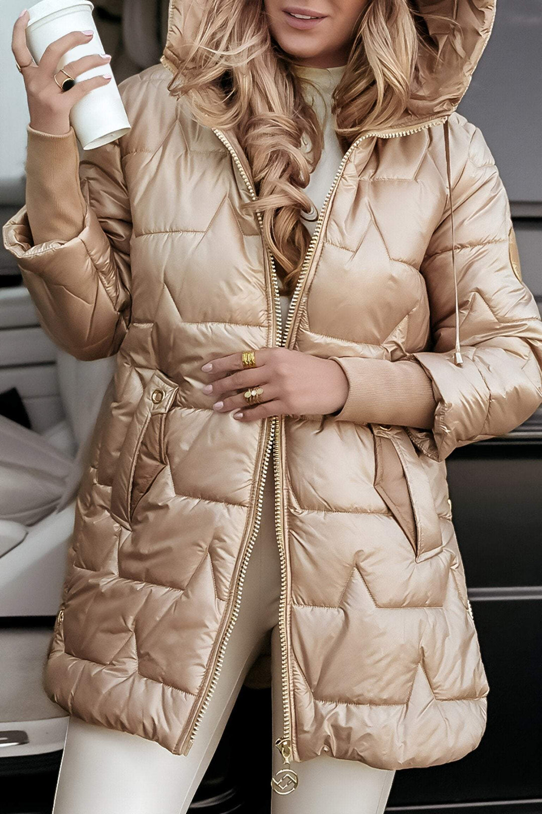 Cora | Cozy Padded Hooded Winter Coat