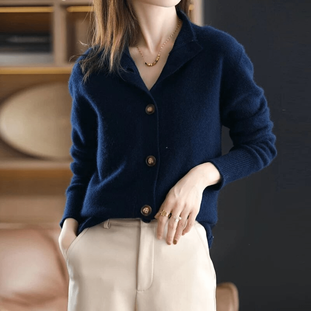 Evelyn | Knitted Cashmere Vest