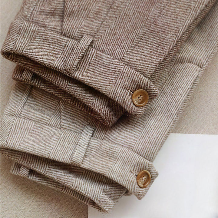 Malcolm | Textured Trousers