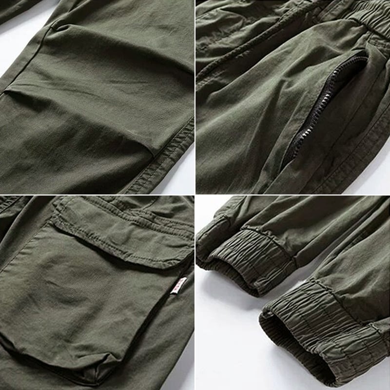 Marco | Stretch cargo trousers with pockets