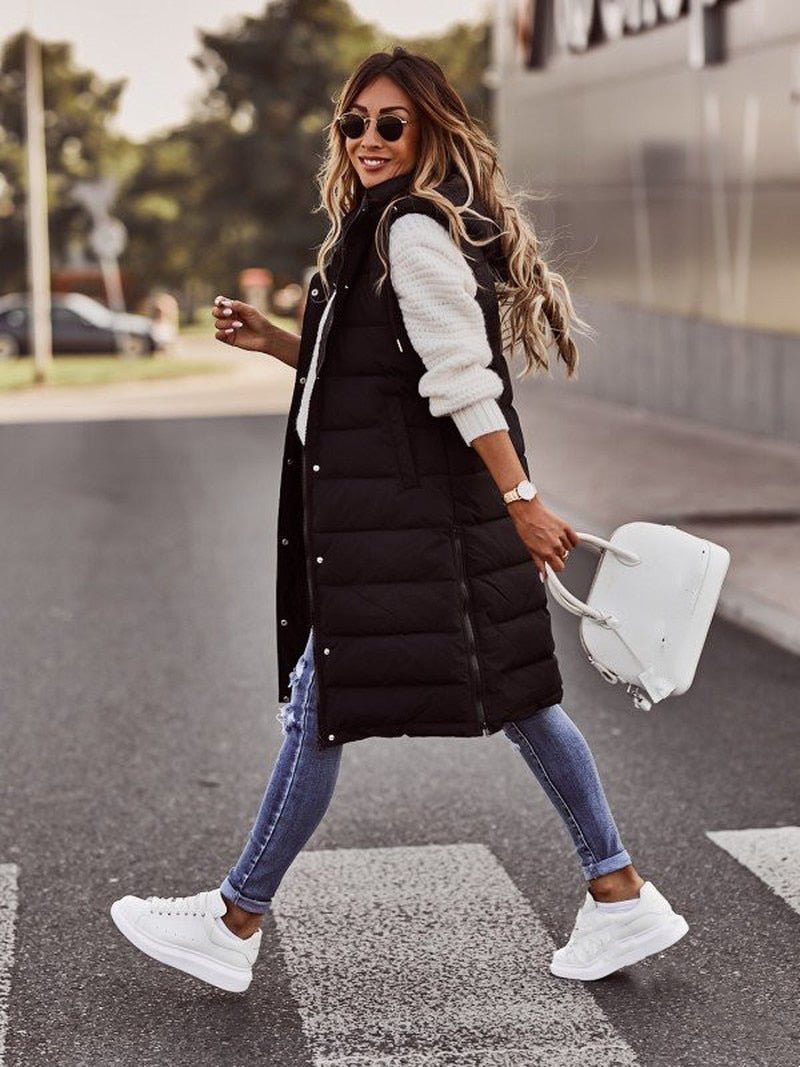 Keira | Stylish Hooded Puffer Vest