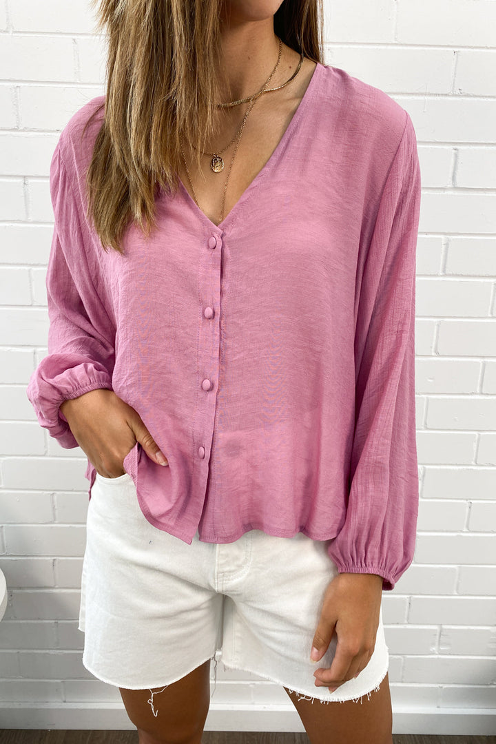 Mia | Timeless V-Neck Shirt